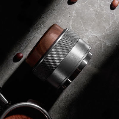 Capa de madeira 304 de aço inoxidável para nivelador de café de 51mm 53mm 58mm Espresso Coffee