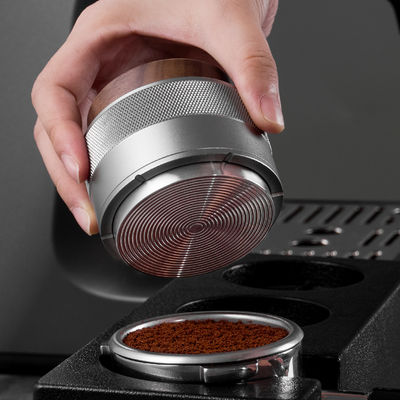Capa de madeira 304 de aço inoxidável para nivelador de café de 51mm 53mm 58mm Espresso Coffee