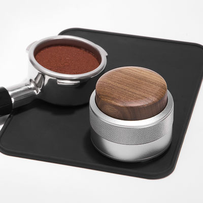 Capa de madeira 304 de aço inoxidável para nivelador de café de 51mm 53mm 58mm Espresso Coffee