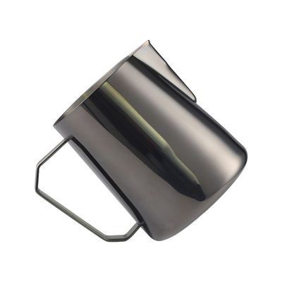 Ferramentas de café e chá de aço inoxidável 304 350ml 600ml 12oz jarro de espuma com cachimbo