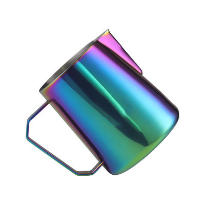 Ferramentas de café e chá de aço inoxidável 304 350ml 600ml 12oz jarro de espuma com cachimbo