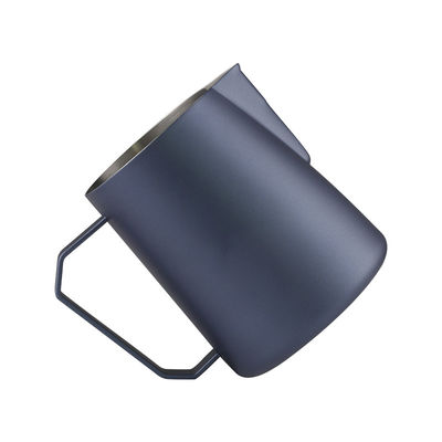 Ferramentas de café e chá de aço inoxidável 304 350ml 600ml 12oz jarro de espuma com cachimbo