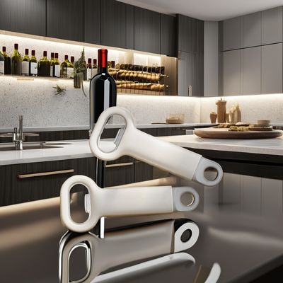 Abre eficientemente garrafas de vinho e cerveja com este abrador de garrafas de metal colorido personalizado