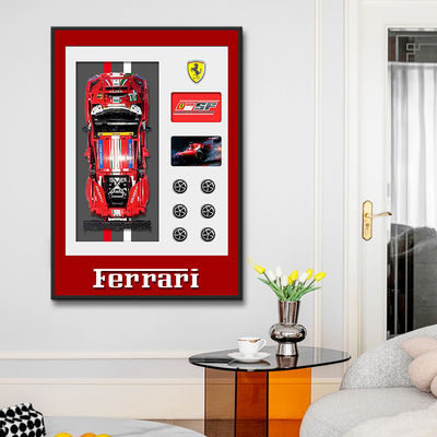 Moderno Esportes Carro Mural Quadro de Display Elétrico Estilos personalizados Temática de Arte suportada