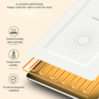 Caixa de aquecimento elétrico dobrável de aquecimento rápido com 10 engrenagens e controle de temperatura inteligente