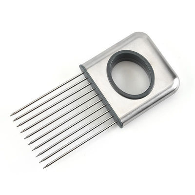 Metal tipo aço inoxidável Tomate Cebola Cortador de Batata com Função de Tenderizador de Carne