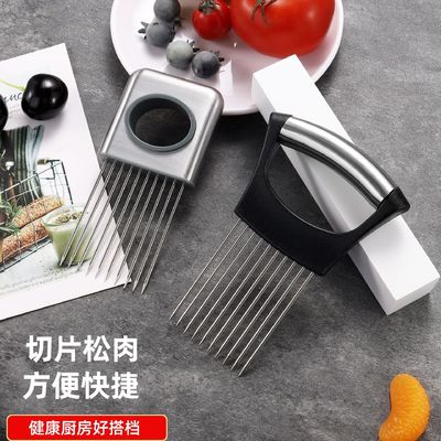 Máquina de cortar frutas de metal e plástico portátil para cebolas Tomates Batatas Meat tenderizing