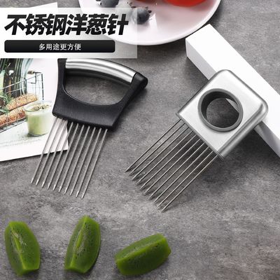 Máquina de cortar frutas de metal e plástico portátil para cebolas Tomates Batatas Meat tenderizing