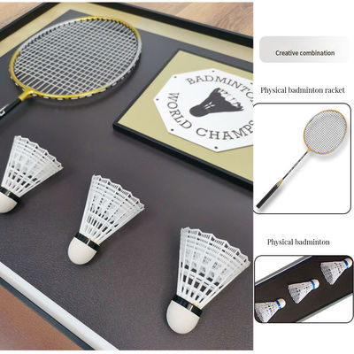 Impressão de alta resolução Moderno Badminton Ginásio Mural para decoração de locais de esportes