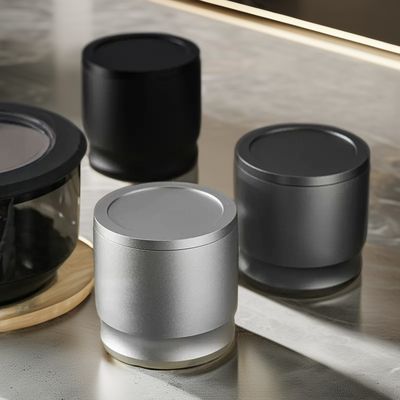 Anel de dosagem de logotipo personalizado preto para 51mm 54mm 58mm Compatível com chá 304 aço inoxidável