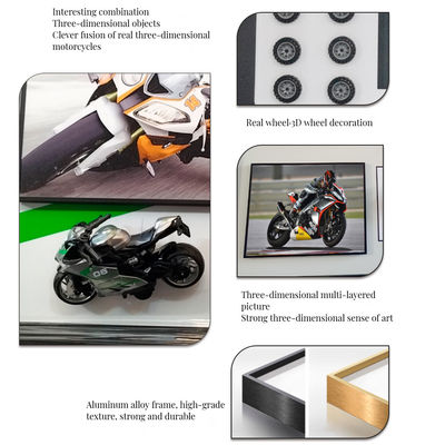 Desenho Moderno Objeto Real Tridimensional Pintura Decorativa para o Quarto das Crianças