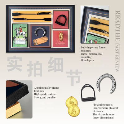 Decoração de entrada Pintura tridimensional Retro estilo europeu murais equestres