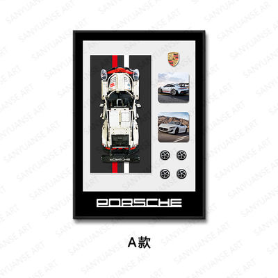 Automóvel desportivo moderno personalizável e quadro de exibição de parede de casa bonita para decoração de hotéis de escritório em casa