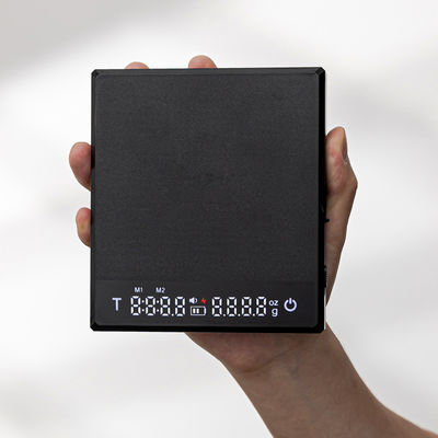 Tipo-C Charge Kitchen Electronic Digital Coffee Scale com material de aço inoxidável ABS