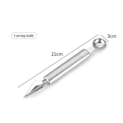 Slicer de legumes e colher de bola de melancia para ferramentas de cozinha multifuncionais