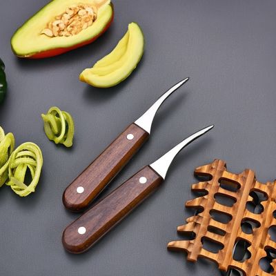 Esfolador de camarão de aço inoxidável com faca de barriga de peixe Ferramenta de processamento de frutos do mar simplificada