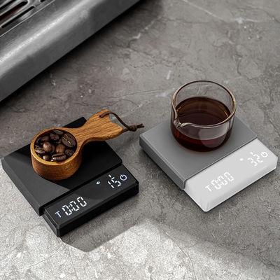 Balança elétrica para café com ecrã LCD e ecrã digital de 3 kg de capacidade