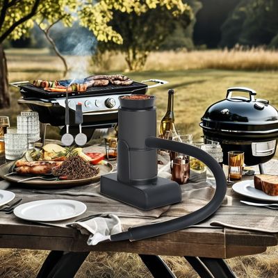 Arma de fumar portátil com sabor melhorado, infusora de copos de madeira e utensílios de garfo