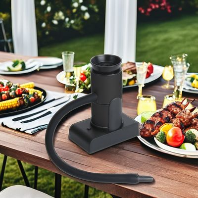 Materiais compostos Infundidor de fumaça de agarre manual com copos de madeira utensílios de aprimoramento do sabor