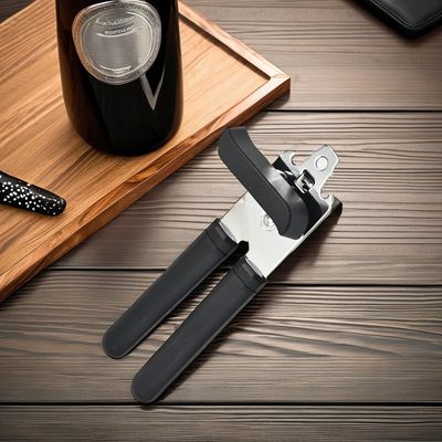 Abridor de lata doméstico versátil com logotipo personalizado e material de aço inoxidável durável