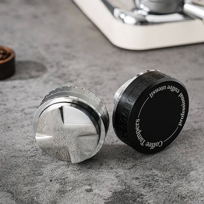 Dispensador de café de profundidade ajustável 58mm Conjunto de metal para ferramentas de café e chá Tipo de manipuladores de café