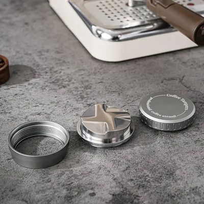Dispensador de café de profundidade ajustável 58mm Conjunto de metal para ferramentas de café e chá Tipo de manipuladores de café