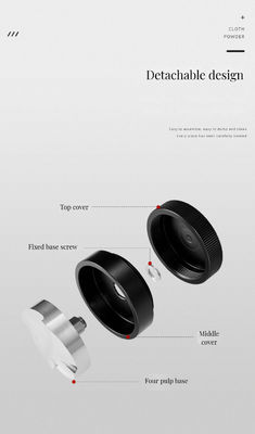 58mm de aço inoxidável de café manipulador de quatro lâminas de pó martelo para precisão da prensa de café
