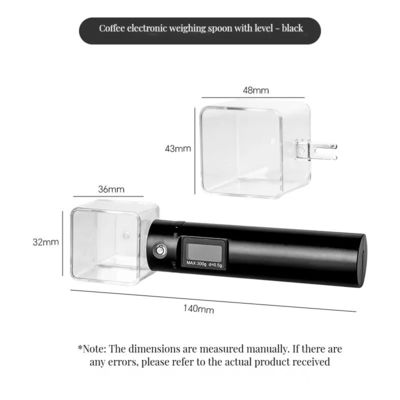 Característica de estoque 45ml 300g Capacidade Escala de colher digital com colher de medição removível