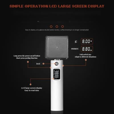 Escala de colher de cozinha recarregável com ecrã LCD redondo para nutrição inteligente e alimentos assados