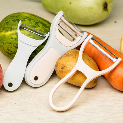 Cortador de vegetais de mão sustentável com alça de fácil agarre e lâmina de aço inoxidável afiada para rápido