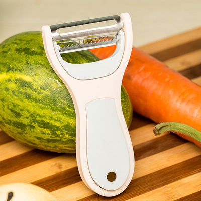 Cortador de vegetais de mão sustentável com alça de fácil agarre e lâmina de aço inoxidável afiada para rápido