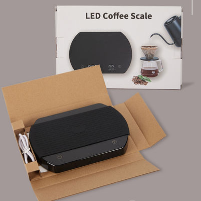 Balança de café de gotejamento de 3000g 0.1g Balança eletrônica de café com tarea e unidade de temporizador