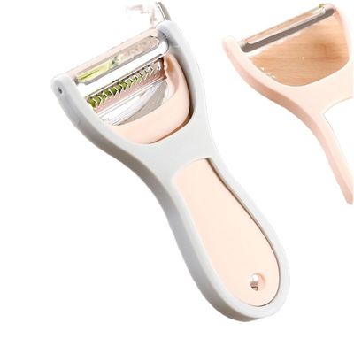 Peelers de frutas e vegetais de aço inoxidável 2 em 1 ferramenta de cozinha multifuncional