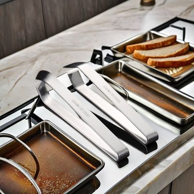 Pinças de epilador de ossos de peixe de aço inoxidável para cozinhar em casa