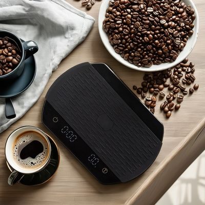 Mini Digital Scale Pad de silicone ferramenta de café e chá USB eletrônica impermeável 3kg/0,1g