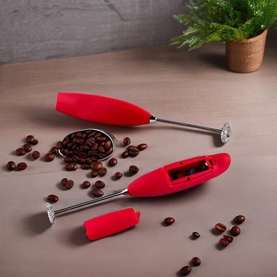 2023 Espinador de café elétrico de aço inoxidável a bateria para espuma de leite