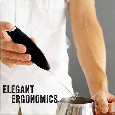 2023 Espinador de café elétrico de aço inoxidável a bateria para espuma de leite