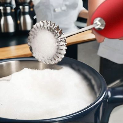 2023 Espinador de café elétrico de aço inoxidável a bateria para espuma de leite