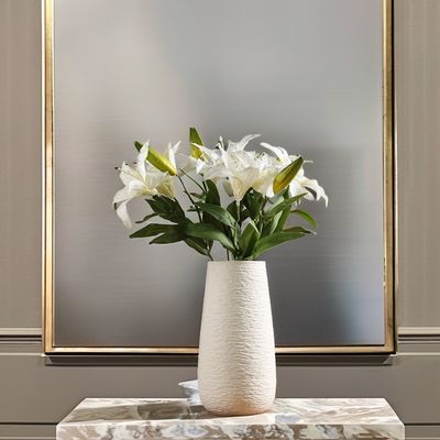 Casa Decoração de mesa de casamento Vaso cerâmico de baixo MOQ por designer para decoração artesanal