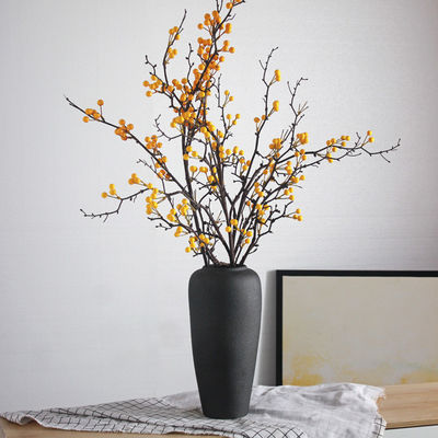 Vaso de cerâmica de forma irregular para arranjo de flores em estilo chinês e jardim de mesa