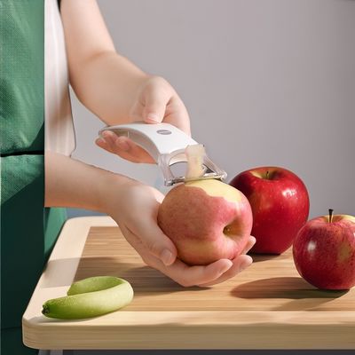 Peelers de cozinha de plástico sustentável para descascar sem esforço vegetais e frutas
