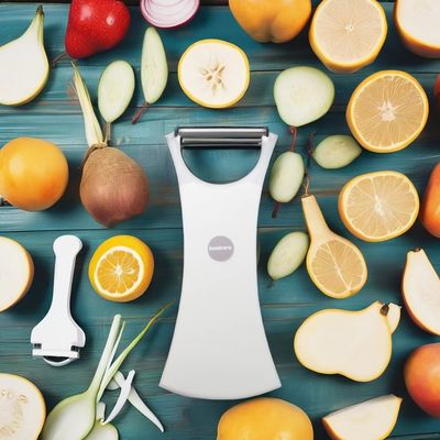 Cortador de peeling de aço inoxidável multifuncional e compacto ideal para compradores comerciais