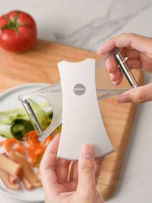 Peelers de aço inoxidável 3 em 1 Ferramenta profissional para cortar frutas e vegetais