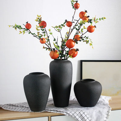 Grande Vaso de Design Abstrato Glaze Opaco Estilo Art Déco Moderno para Lojas de Presentes de Mesa