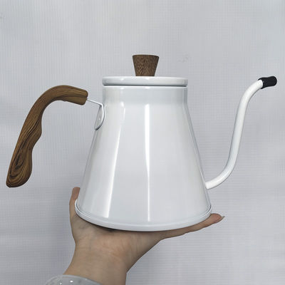 Set de preparação de café com caldeira de pescoço de galinha de aço inoxidável em design moderno
