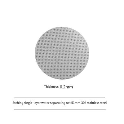 Estilo 51mm de aço inoxidável tela para máquina de café filtro durável baristas