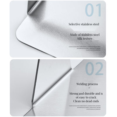 Quadrado de aço inoxidável Burger Press não-aderente de tecido esmagador para Bbq Acessórios conjunto de ferramentas