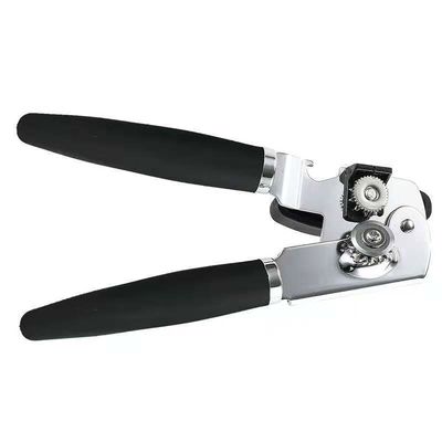 Casa Uso Aço inoxidável Custom Easy Crank Manual Can Opener garrafa de cerveja com logotipo de ferro