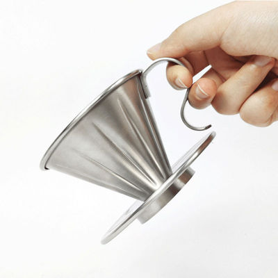 Saco de estilo de alça de aço inoxidável suporte de filtro de chá café para casa e café