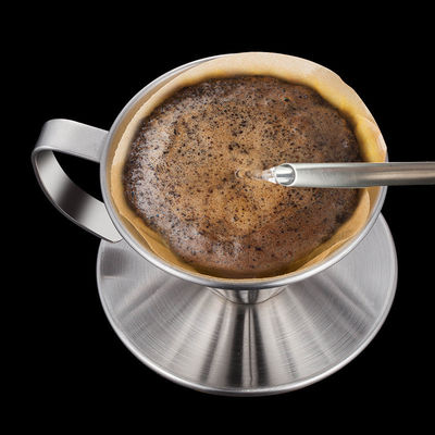 Ferramentas de café e chá Tipo de suporte de aço inoxidável clássico para preparação caseira e chá